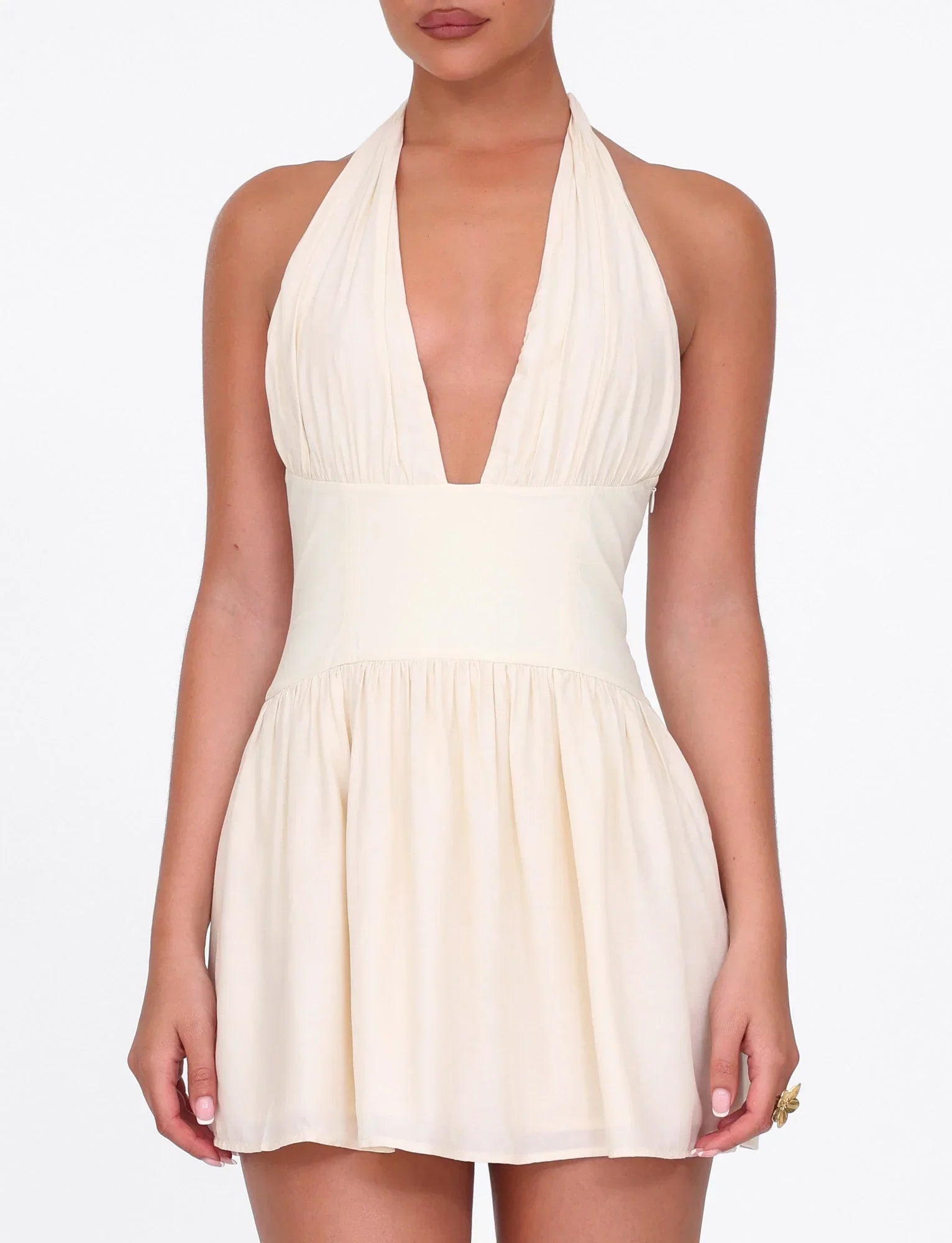 CALISTA MINI DRESS YELLOW BUTTER