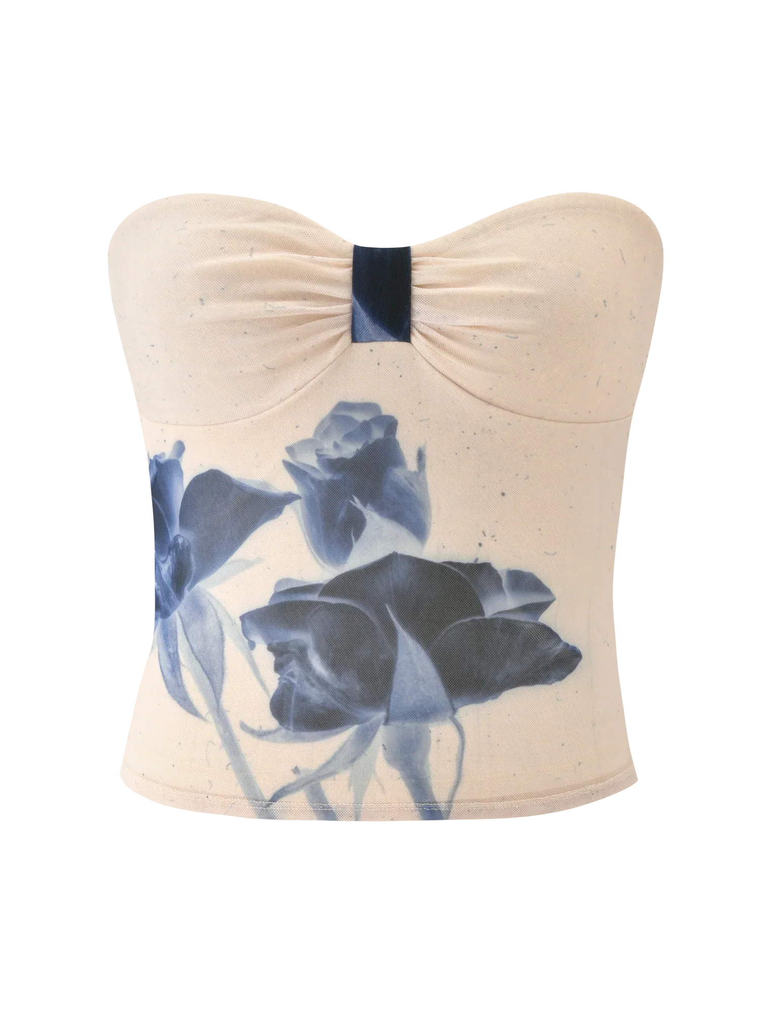 JANIS TOP INDIGO FLORAL