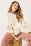 Shirred Sleeve Sweatshirt