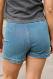 My Favorite Medium Wash Denim Skort