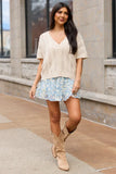 Sophia Short Sleeve Cable Knit Cardigan
