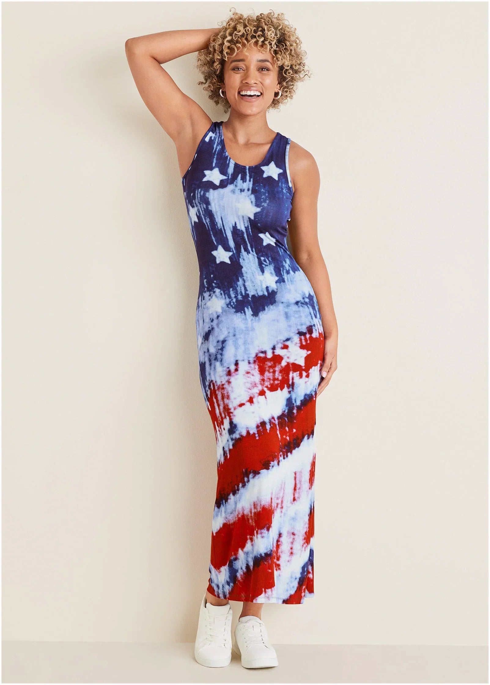 Tank Maxi Dress Boardwalk Flag