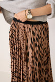 Nostalgia Pleated Midi Skirt