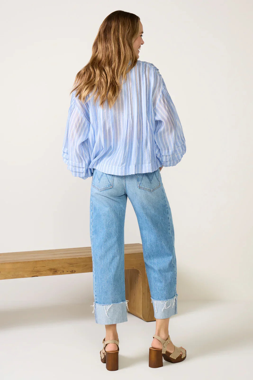 The Half Pipe Ankle Cuff Fray Boyfriend Jean