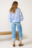 The Half Pipe Ankle Cuff Fray Boyfriend Jean