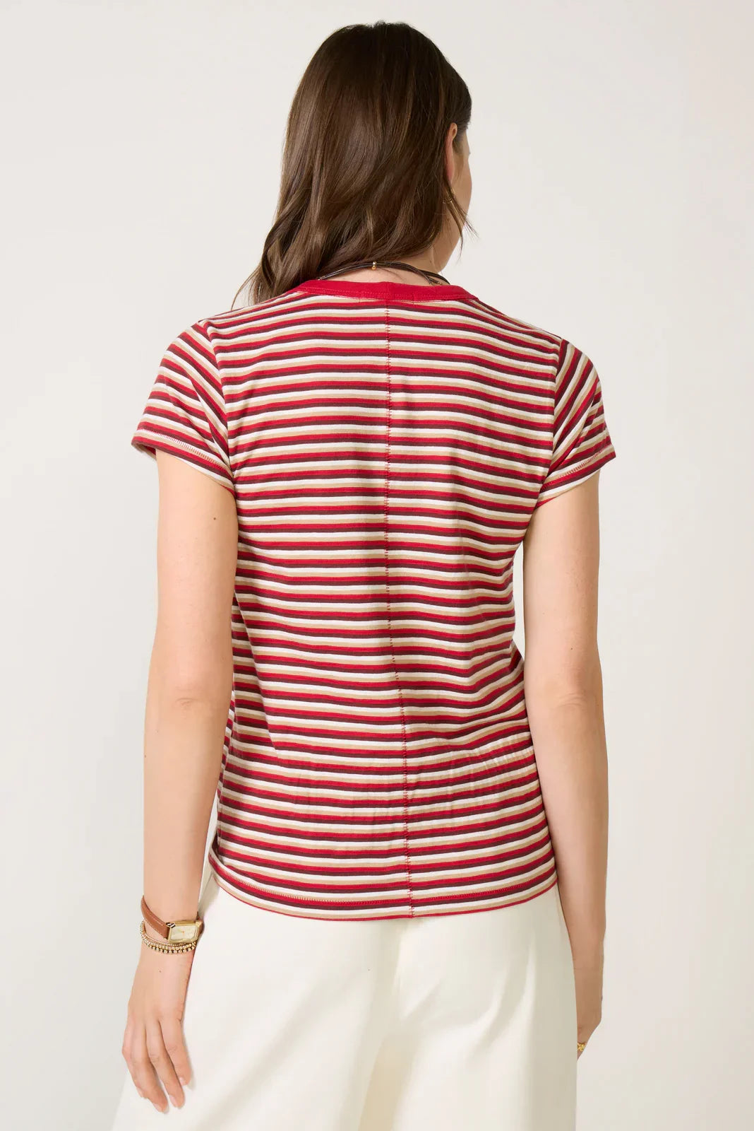 The Slub Stripe Tee