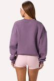 Oversized Crew Neck Jumper in Dusk
