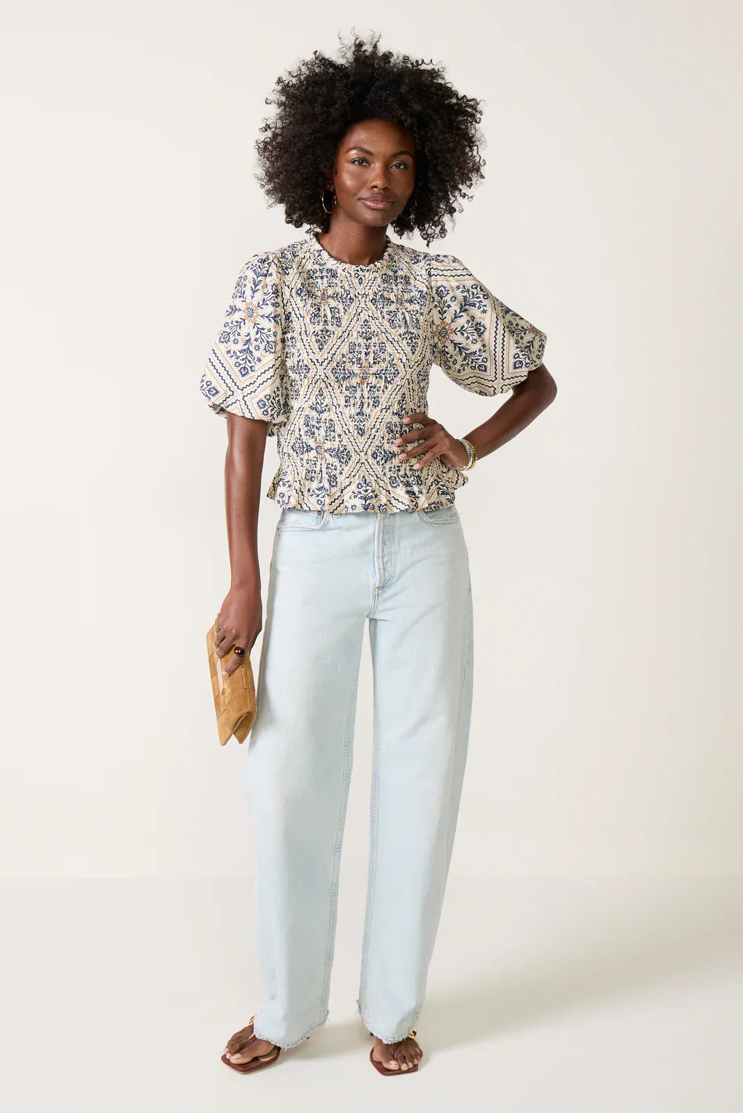 Mina Smocked Blouse