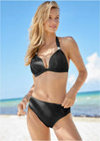 Fiji Moderate Bikini Bottom Black Beauty