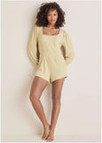Brunch Knit Romper Macadamia
