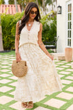 Waves Of Bliss Beige Crochet Sweater Tank Vest