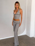 TERESIA PANT GREY CHECK