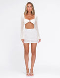 MACAULEY MINI SKIRT WHITE