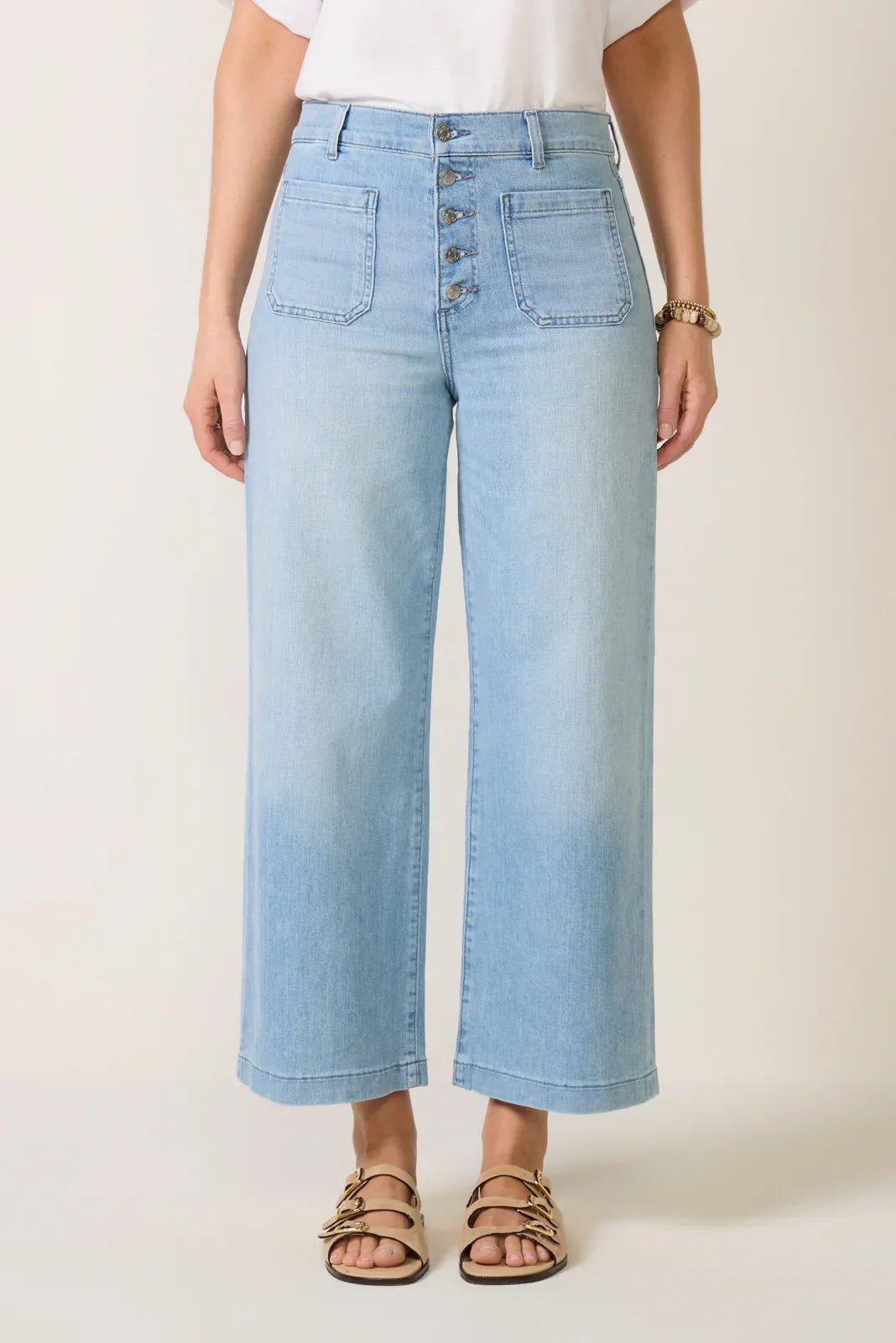 Georgia Wide Leg Ankle Jean