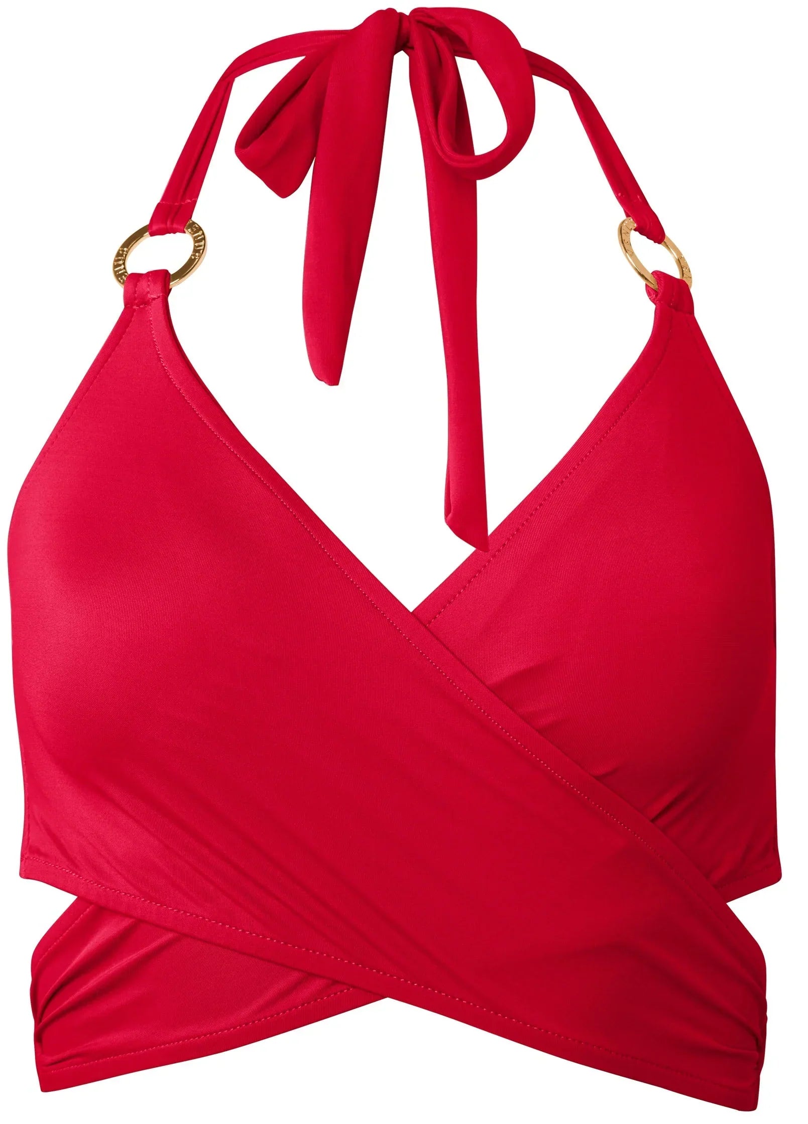 Laguna Wrap Underwire Top Red Hot