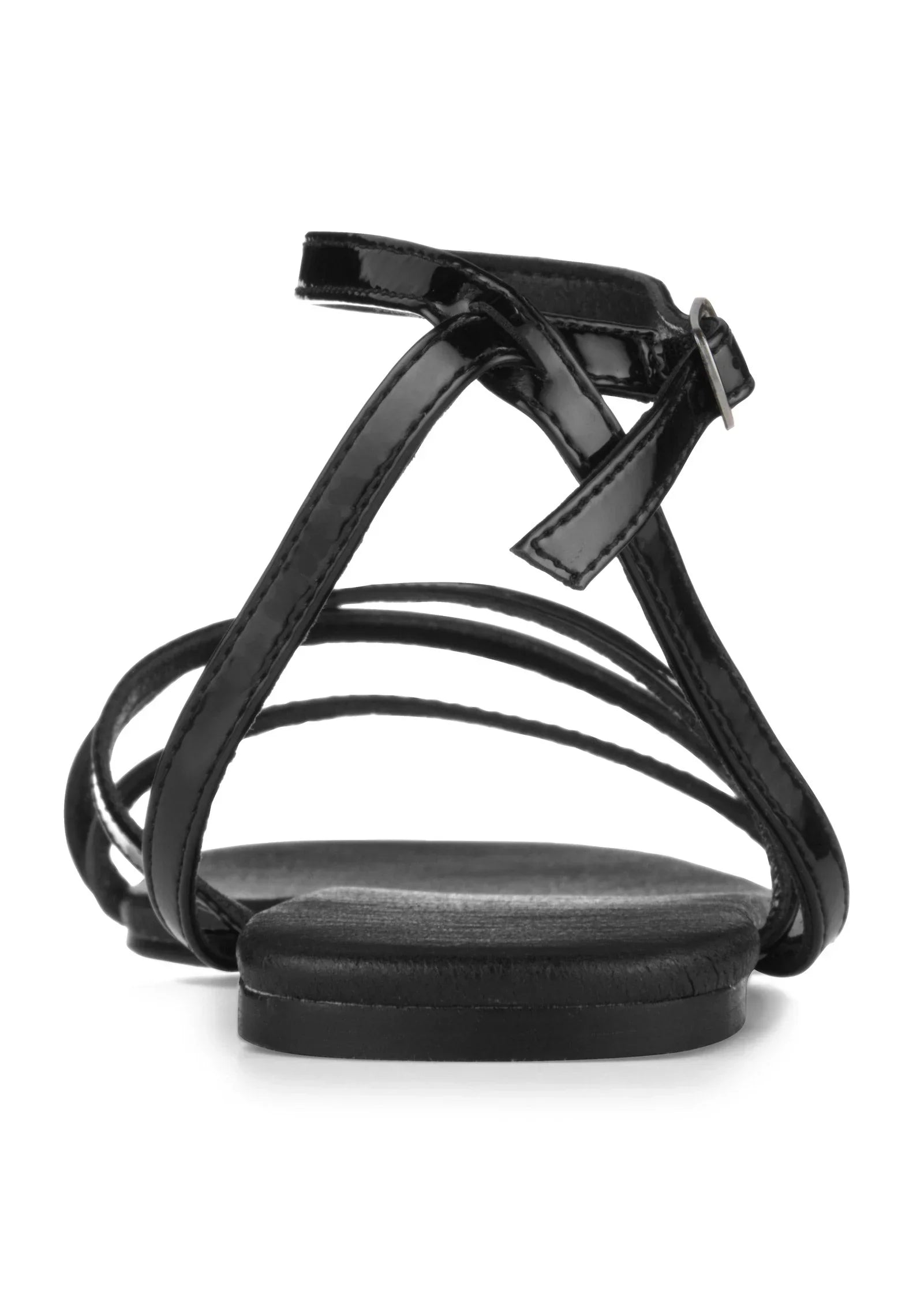 Criss Cross Sandals Jet Black