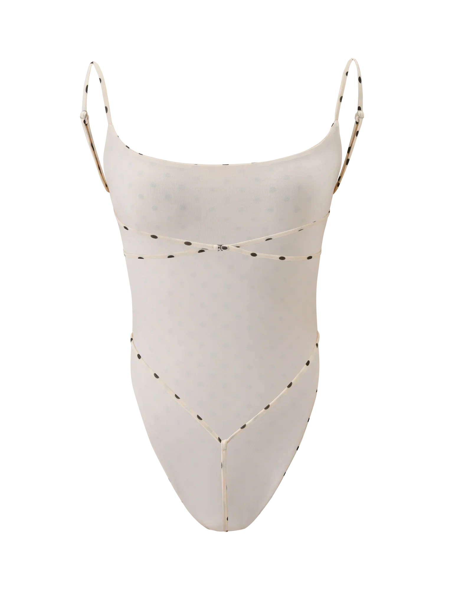 MINERVA BODYSUIT CREAM DOT