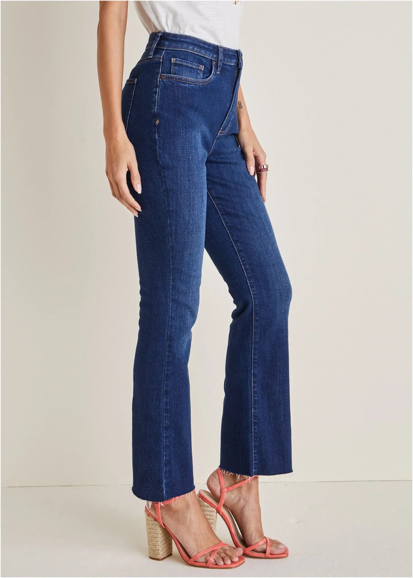 Brigitte Kick Flare Jeans Dark Wash