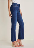 Brigitte Kick Flare Jeans Dark Wash
