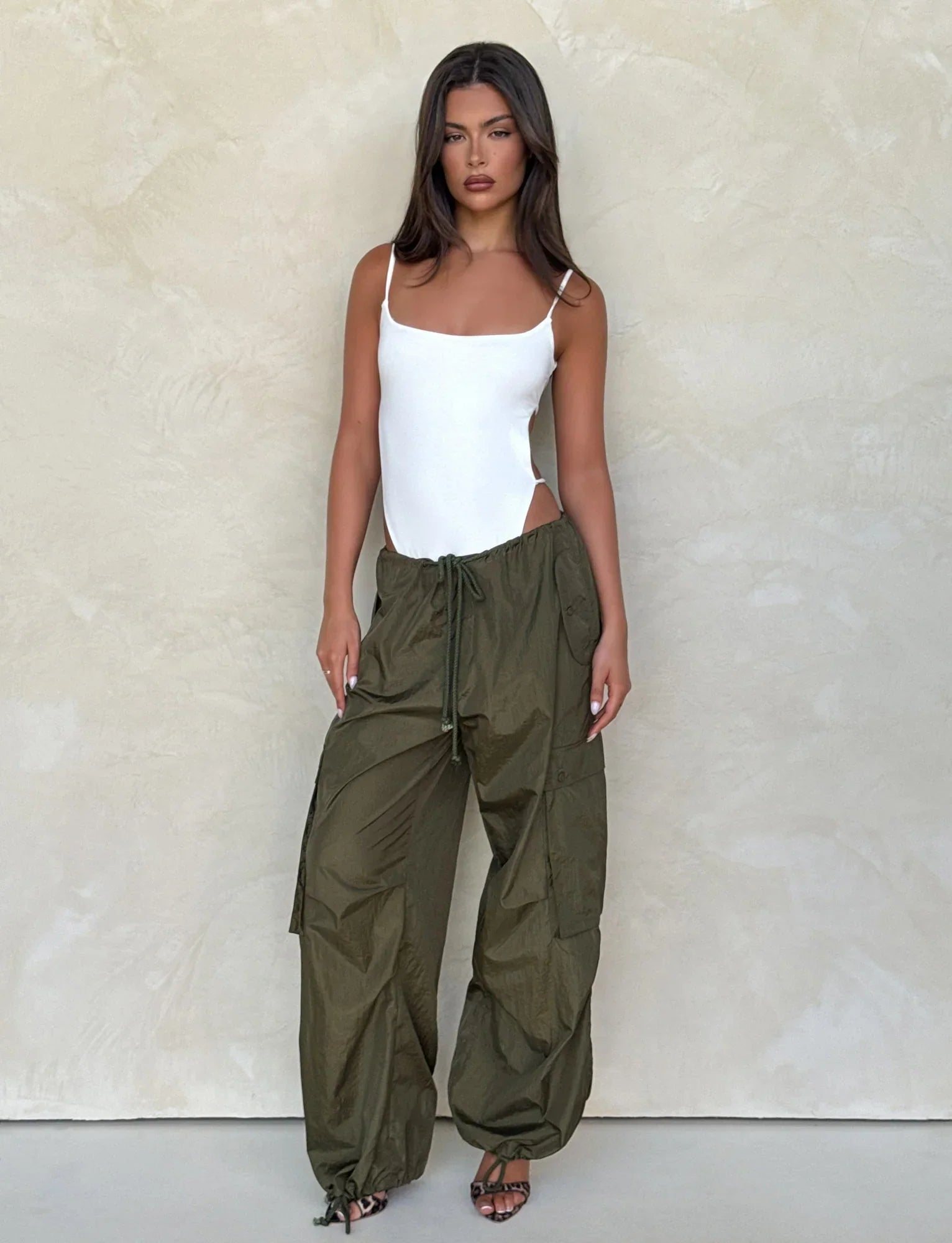 VIOLETTE PANT GREEN KHAKI GREEN