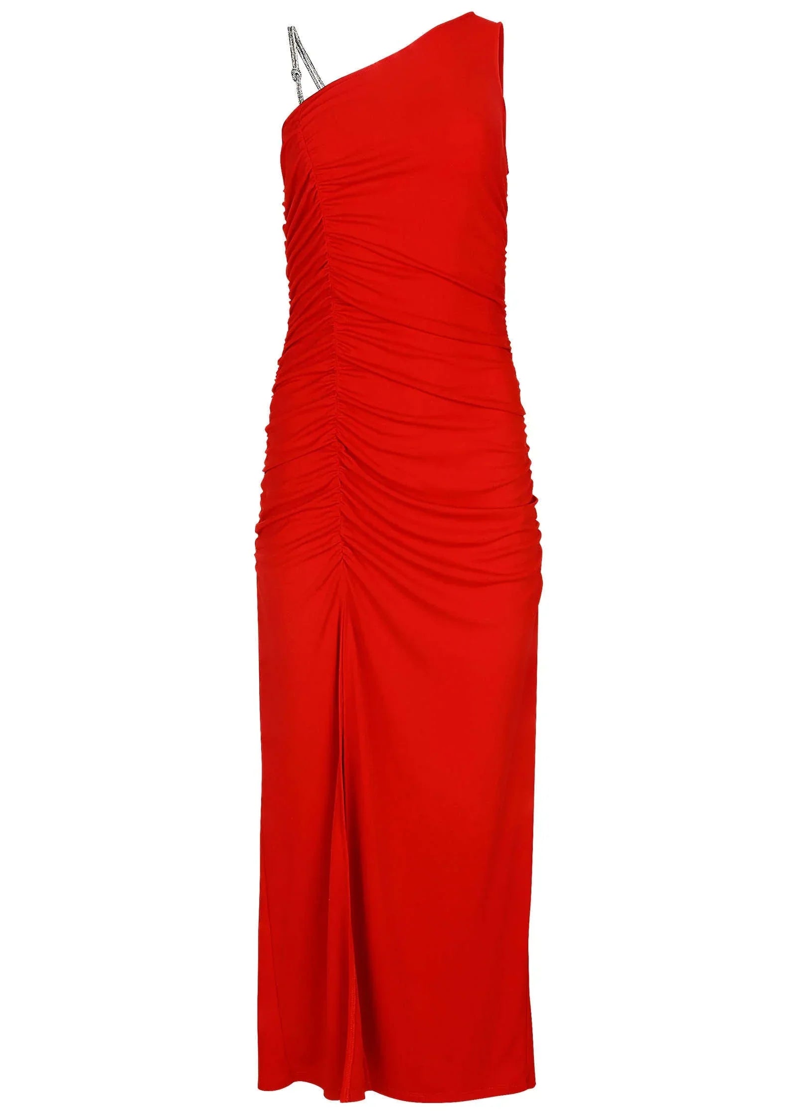 High Slit Maxi Dress Goji Berry