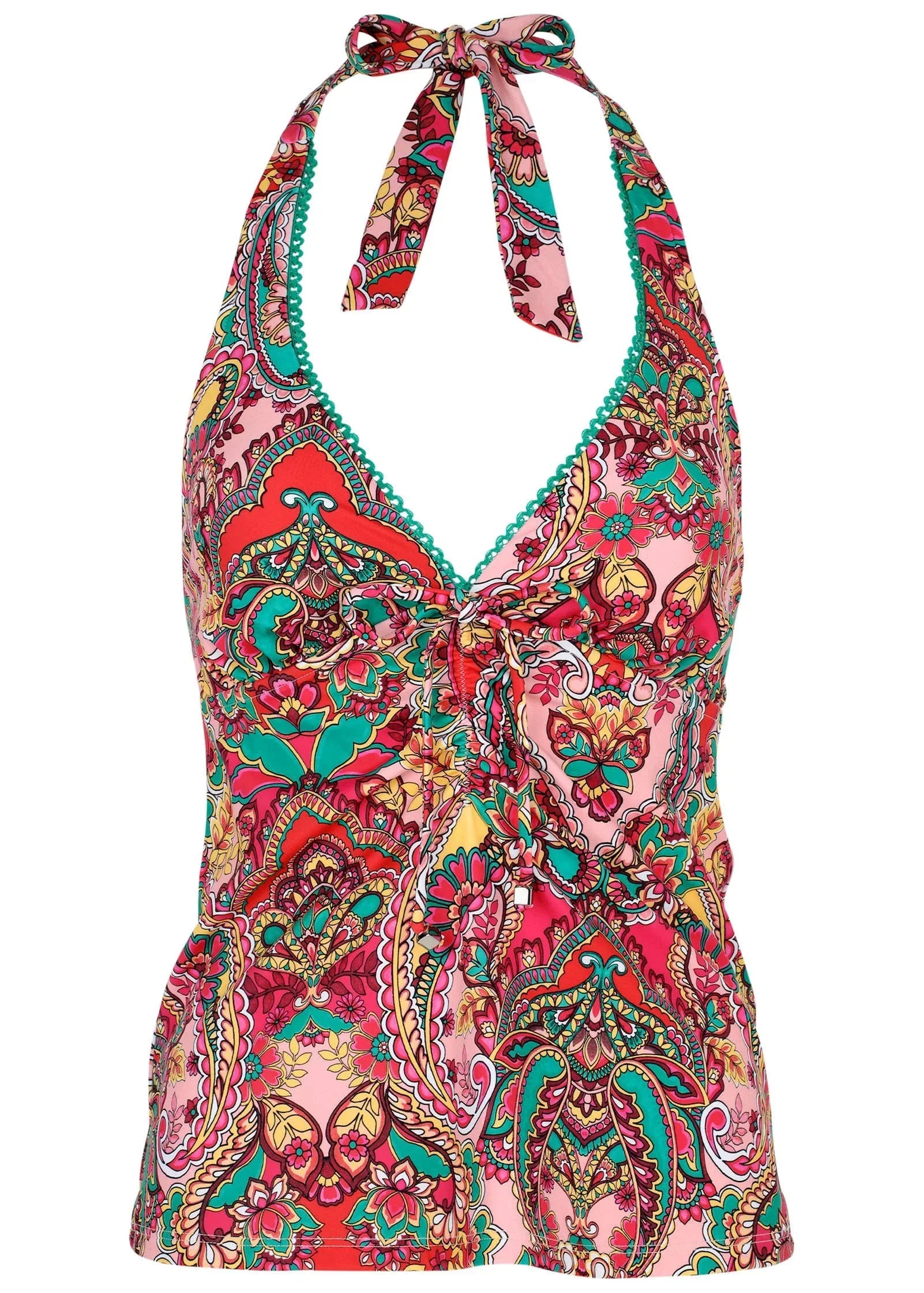 Sicily Halter Tankini Top Indian Parade
