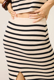 Emori Stripe Maxi Skirt