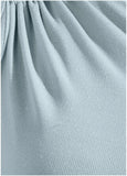 Glitter Knit Midi Dress Blue Metallic