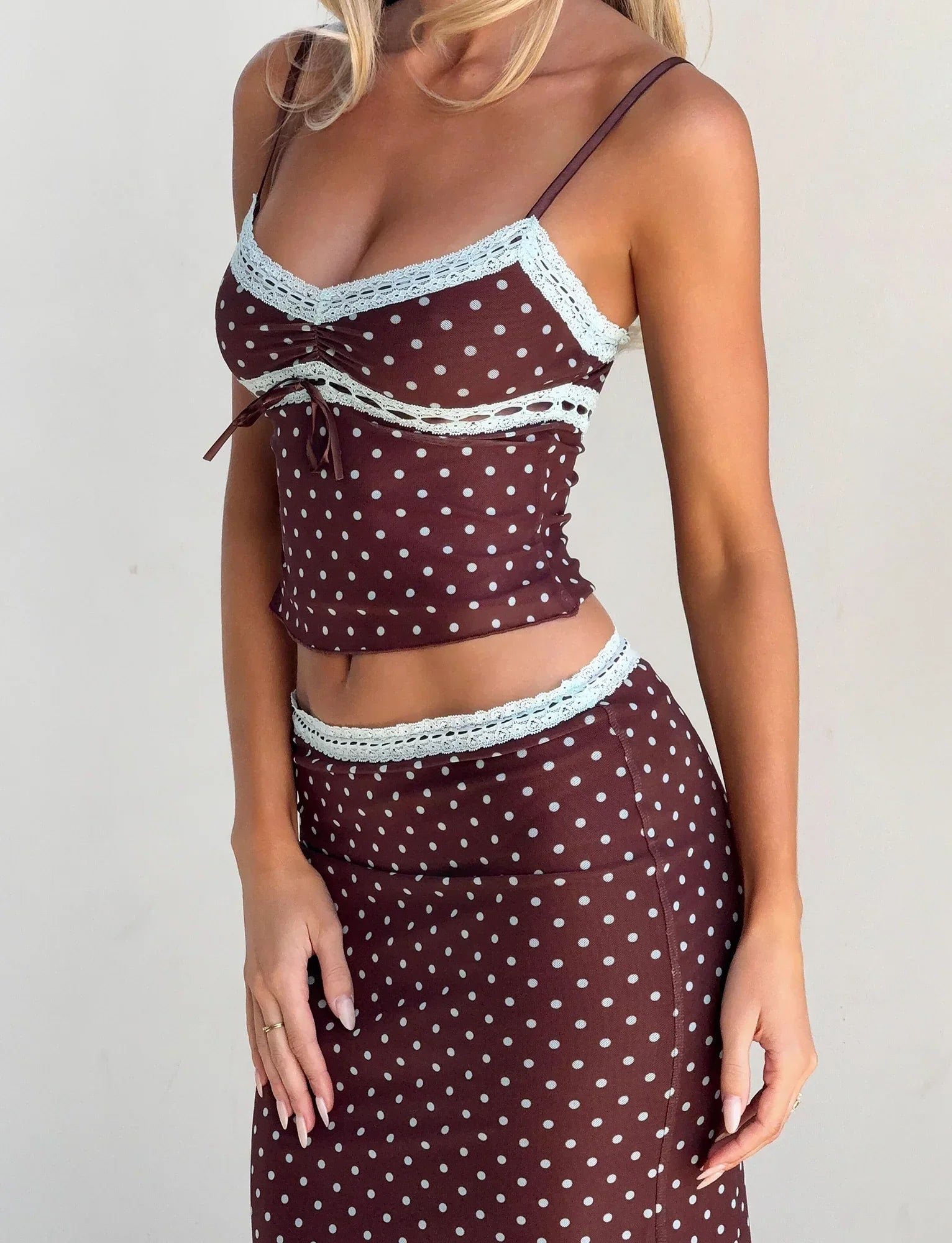 AMARA MIDI SKIRT POLKA DOT