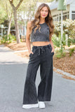 Britton Black Wide Leg Pants