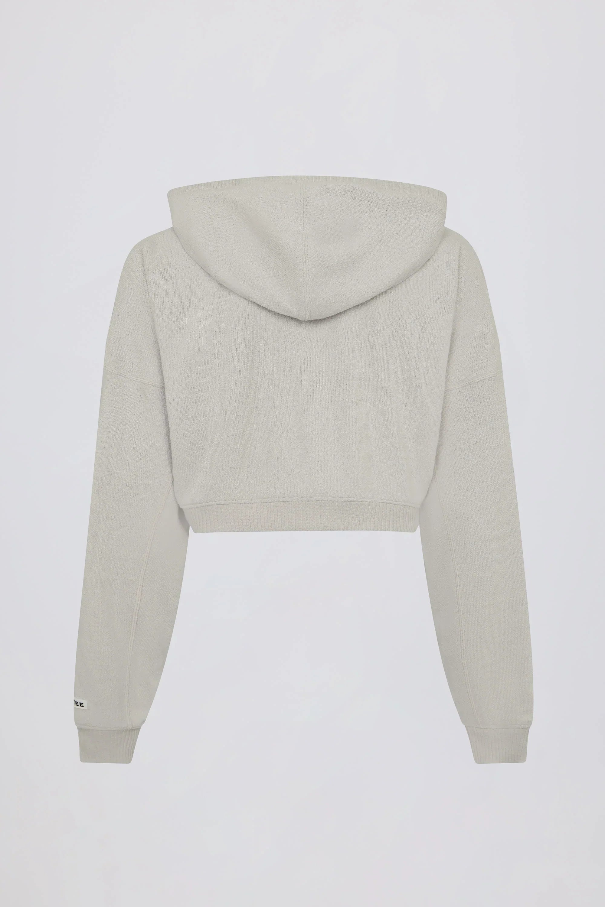 Lightweight Knit V Neck Oversized Jumper in Light Grey