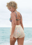 Crochet Cover Up Shorts Cream