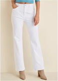 Penelope Modern Flare Jeans White