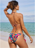 Hamptons Diamond Stitch Triangle Top Retro Chicka Combo