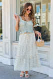 Arden Ditsy Floral Maxi Skirt