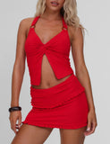 GINNY SKORT RED