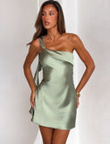 RAINEY MINI DRESS PISTACHIO