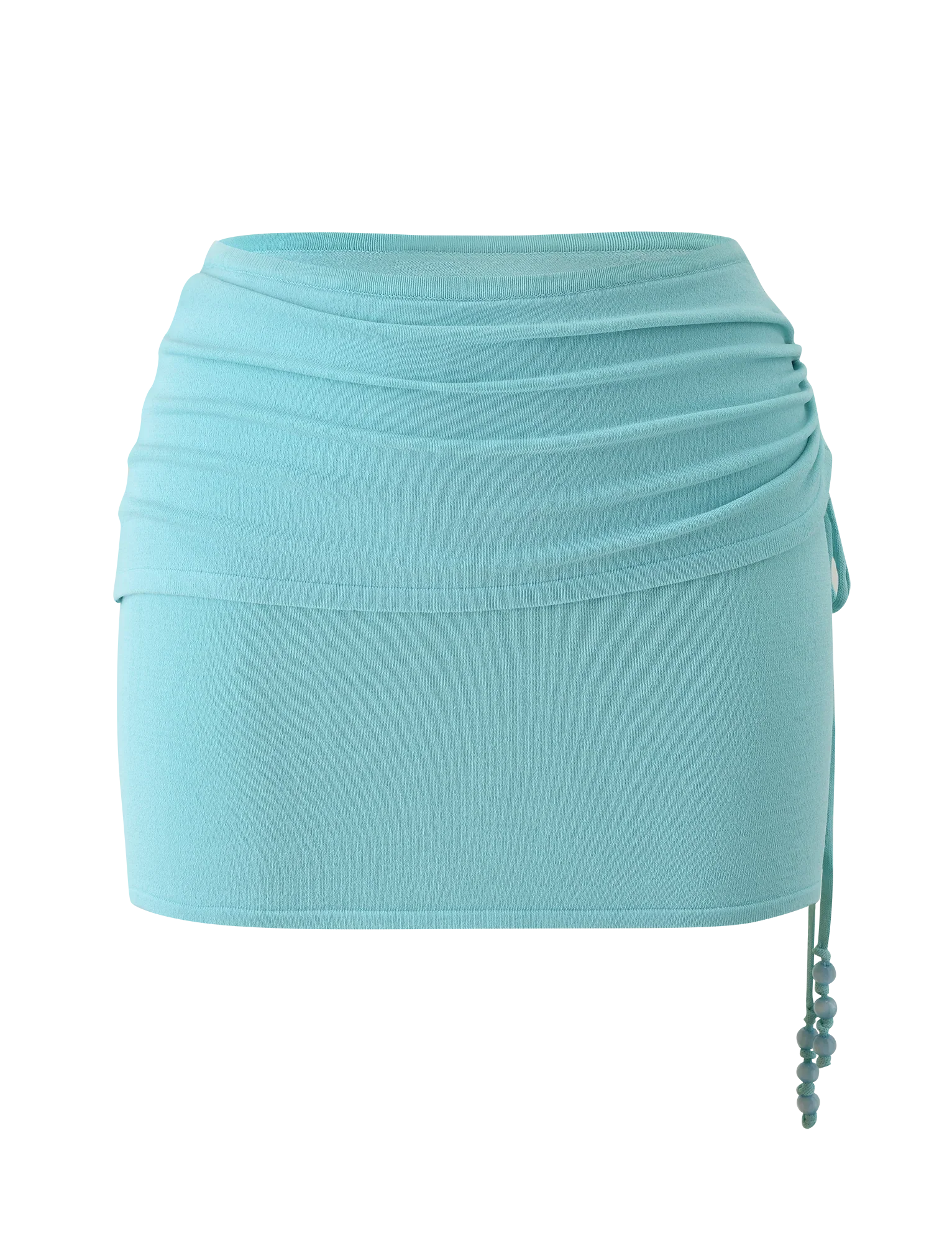 JASMINA KNIT MINI SKIRT BLUE
