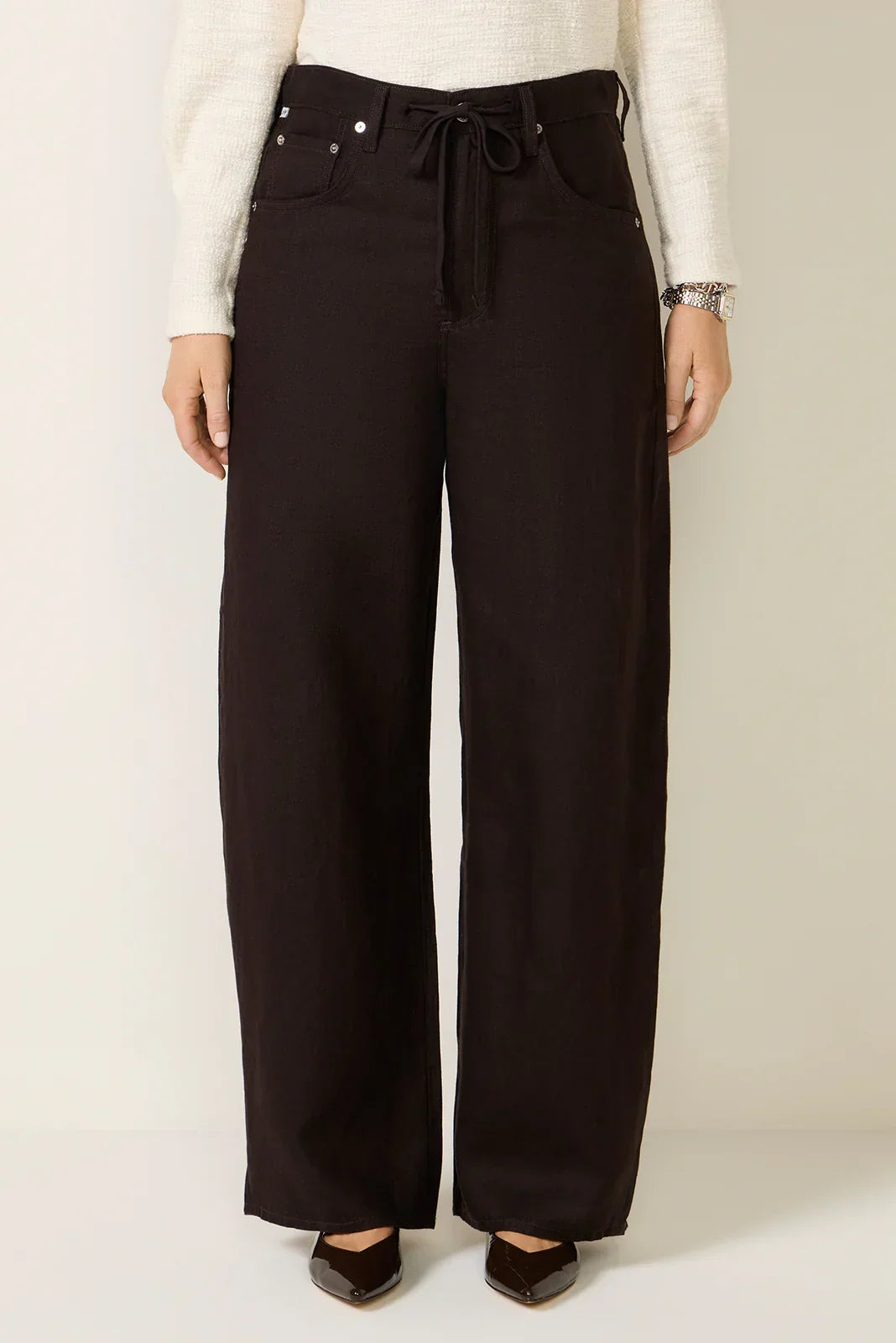Brynn Wide Leg Drawstring Pant