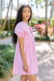 Fern Pink Striped Dress