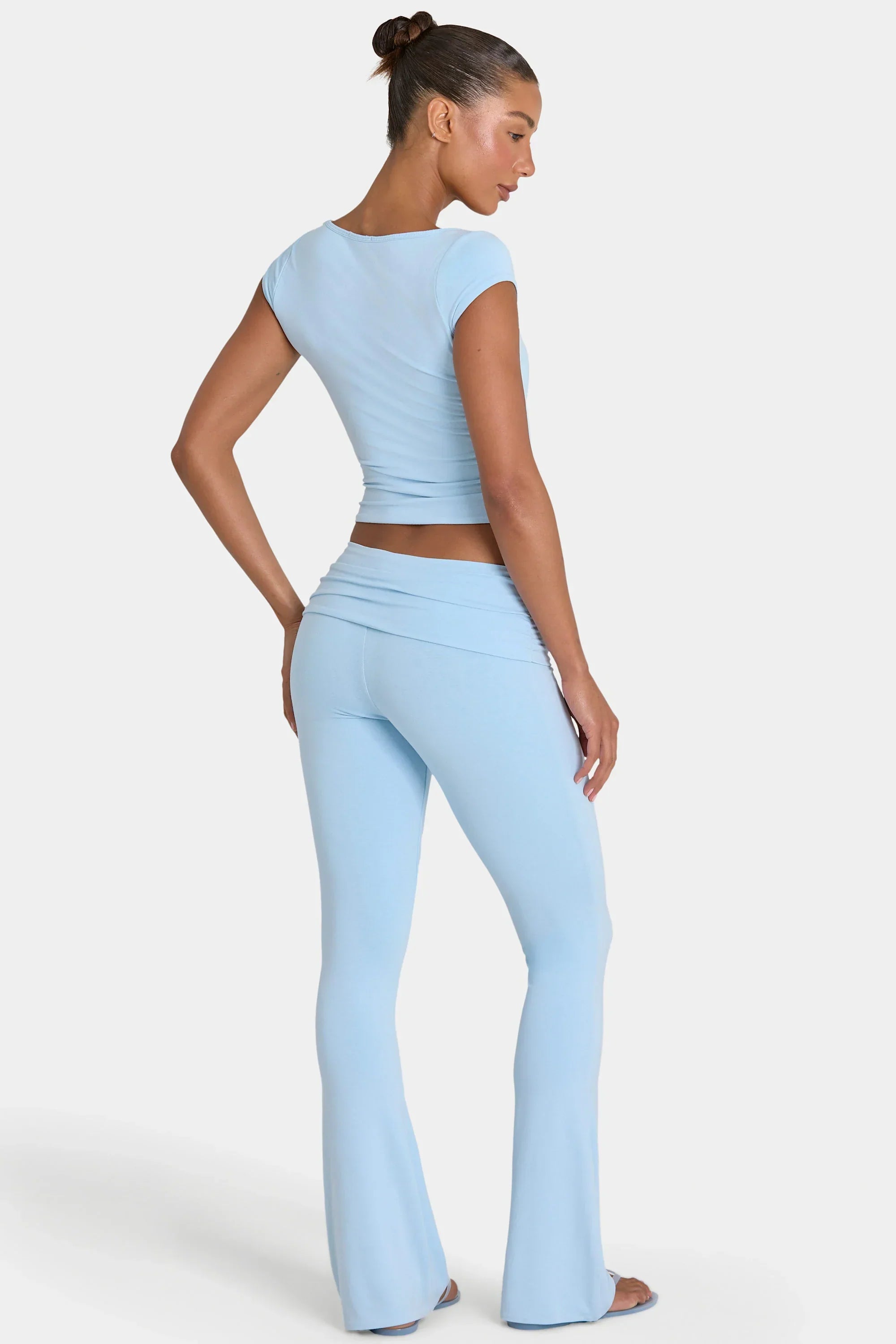 ButterCloud Flared Leggings in Sky