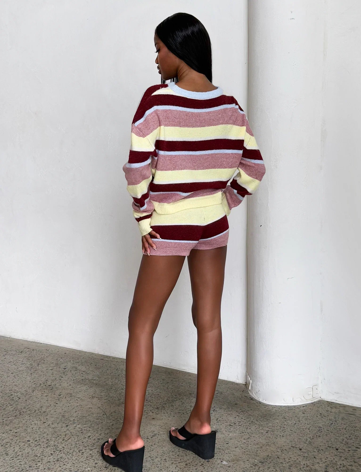 KOA 20 STRIPED JUMPER TAN STRIPE