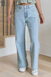 Ines Light Wash Wide Leg Denim Jean
