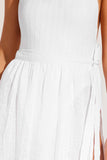 Vera Wrap Skirt White Ecolinen