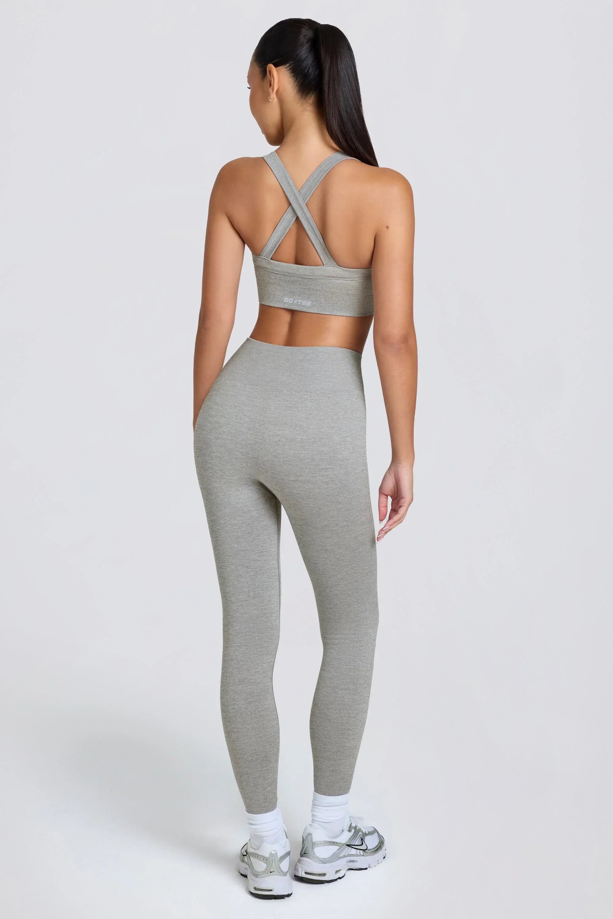 Super Sculpt Seamless High Waist Leggings in Grey Marl