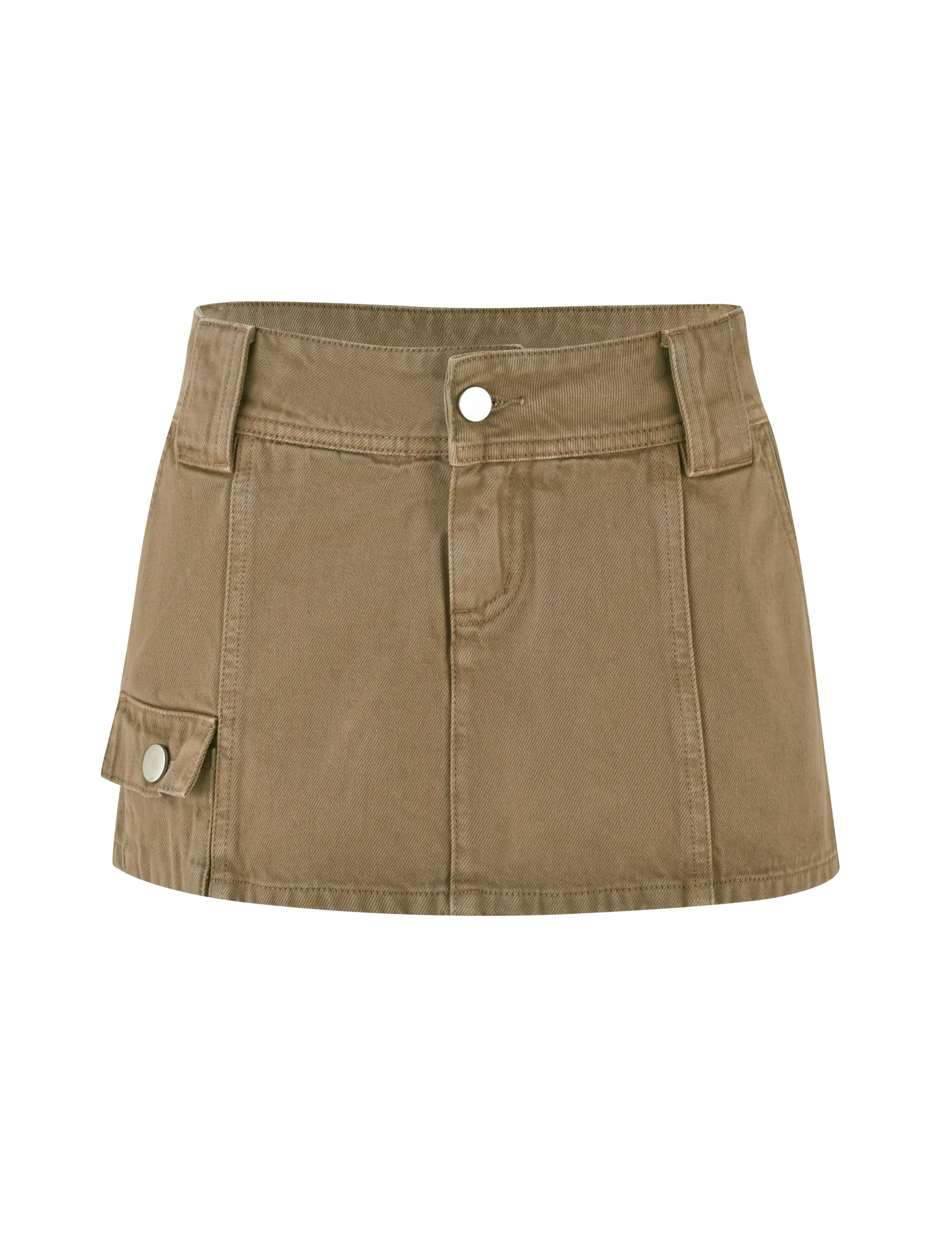 ZELIE MINI SKORT NEUTRAL SANDBLAST WASHED TAN