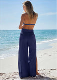 Slit Cover Up Pants Ultramarine Blue