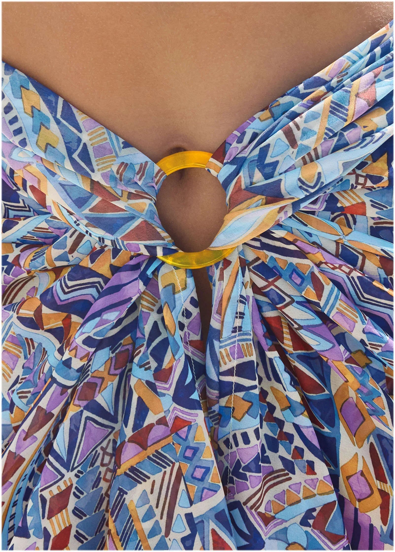Sarong Cover Up Aztec Patchwork
