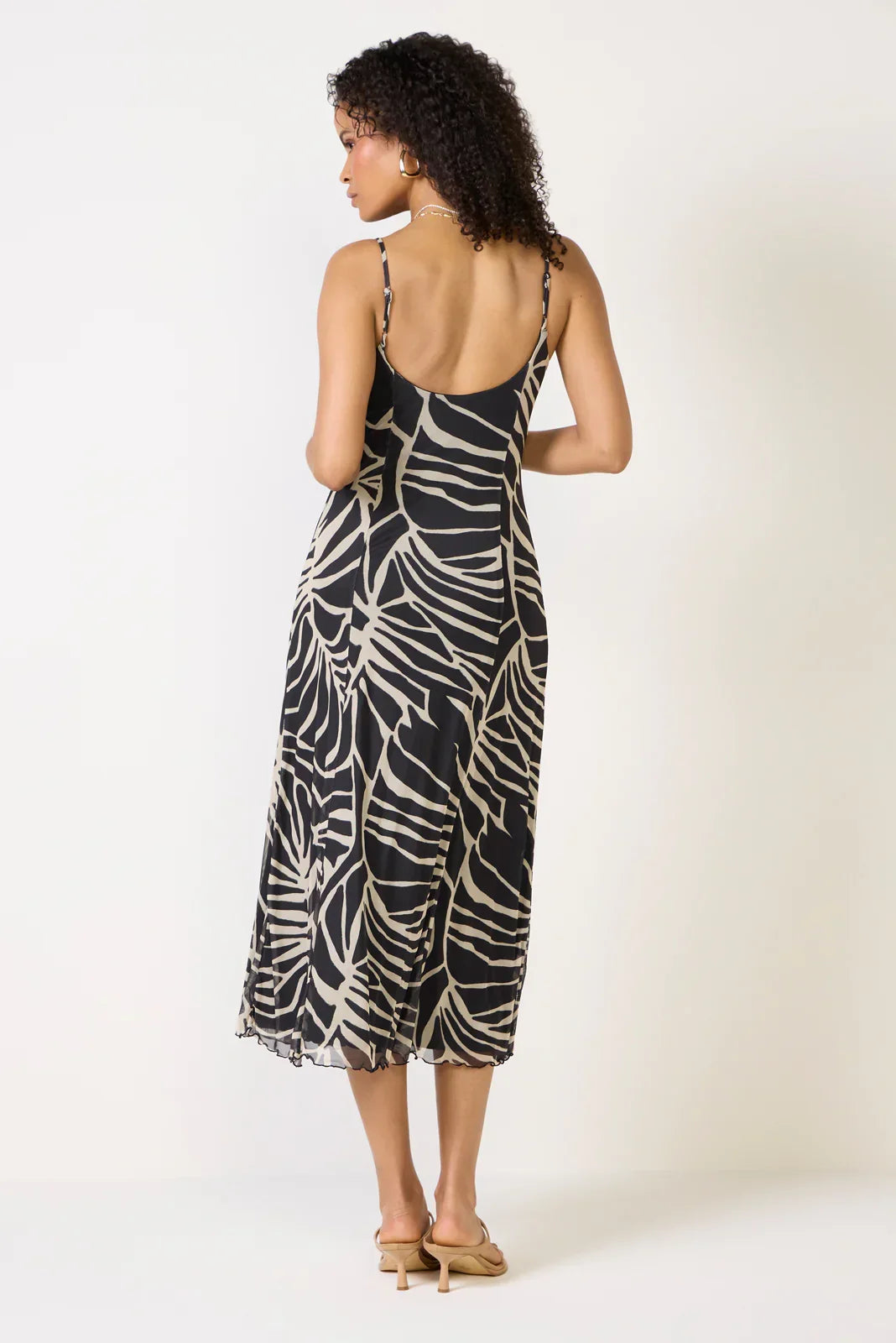 Charisma Tova Palm Midi Dress