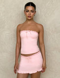 MIRELLE TOP PINK PASTEL PINK